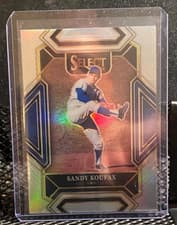 Sandy Koufax 2022 Panini Select card