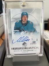 Macklin Celebrini 2024 SP Authentic card