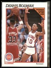Dennis Rodman 1991-92 Hoops Base Set card
