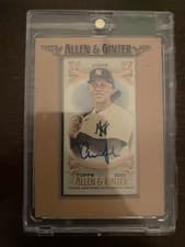 2025 Topps Allen & Ginter Framed Mini Autographs (Baseball) Aaron Judge #MA-AJU card