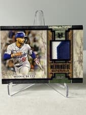 2025 Topps Museum Collection Meaningful Material Relics Mookie Betts #MMR-MB card