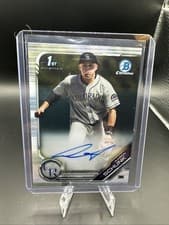 Aaron Schunk 2019 Bowman Draft Chrome Picks Autograph card
