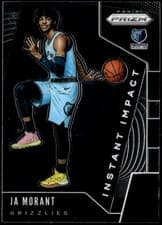 JA Morant 2019 Panini Prizm Instant Impact card