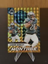 2025 Panini Mosaic Montage Saquon Barkley #12 card