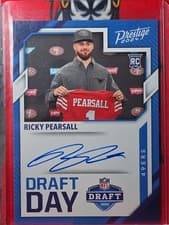 2024 Panini Prestige Draft Day Signatures Ricky Pearsall #DDS-RPL card