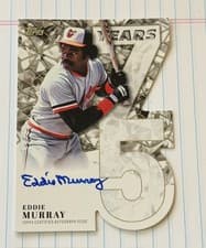 2026 Topps 75 Years of Topps Die-Cut Autographs Eddie Murray #75YA-EM card