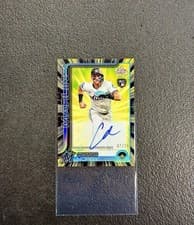 2025 Topps Chrome Radiating Rookie Autographs Connor Norby #RRA-CN card