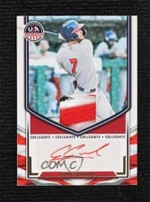 2025 Panini Stars & Stripes Collegiate National Team Signatures Gavin Grahovac #NTS-GG card