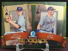 2022 Bowman Draft Blackjack Jace Jung, Troy Melton #BJ-9