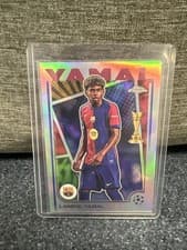 Lamine Yamal 2024 Topps Chrome UEFA card