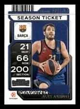 2025-26 Panini Contenders EuroLeague Base Season Ticket Alex Abrines #89 card