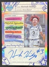 2024-25 Bowman University Chrome Course Load Autographs Hannah Hidalgo #CLA-HH card