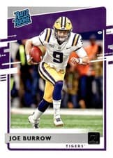 Joe Burrow 2020 Panini Chronicles Draft Picks Donruss Rated Rookies card