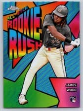 2025 Topps Chrome All-Etch Rookie Rush James Wood #CERR-7 card