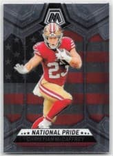 Christian McCaffrey 2024 Panini Mosaic card