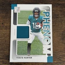 Travis Hunter 2025 Donruss Rookie Phenom Jerseys card