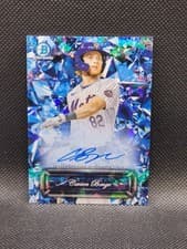2024 Bowman Draft Sapphire Edition Selections Autographs Carson Benge #SSA-CBE card