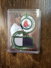 2025 Topps Tribute Single-Player Dual Relics Rafael Devers #DR-RD card