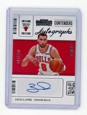Zach LaVine 2021 Panini Contenders Contenders Autographs card