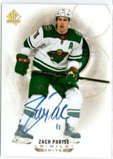 Zach Parise 2020 SP card