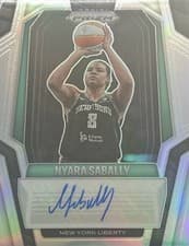 2025 Panini Prizm WNBA Signatures Nyara Sabally #13 card