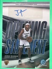 2025-26 Bowman Opening Statement Signatures Jahmai Mashack #OS-JM card