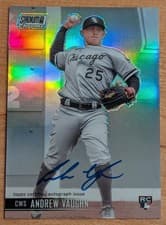 Andrew Vaughn 2021 Stadium Club Chrome Autographs card