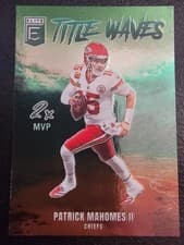 2025 Donruss Elite Title Waves Patrick Mahomes II #1 card