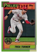 2025 Topps 1990 Topps Baseball (Series One) Trea Turner #T90-43