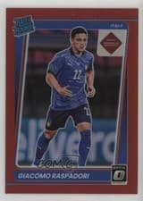 Giacomo Raspadori 2021 Panini Donruss Road to Qatar card