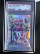 Patrick Mahomes II 2020 Panini Donruss Optic Downtown card
