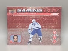 Auston Matthews 2024-25 Upper Deck Gaming FOV card