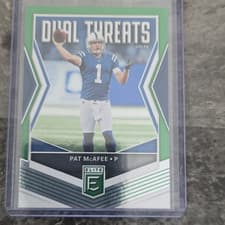 Pat McAfee 2019 Panini Donruss Elite Dual Threats card