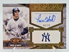 2025 Topps Tier One Top Shelf Signatures Paul O'Neill #TSS-PO card