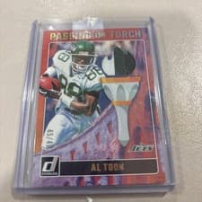 Al Toon / Garrett Wilson 2024 Donruss Passing the Torch card