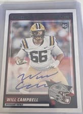 2025 Score Rookies Will Campbell #25 card