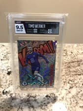 Timo Werner 2020 Panini Prizm Premier League Kaboom card