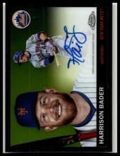2025 Topps Chrome Platinum Autographs Harrison Bader #CPA-HB card