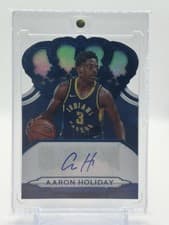 2019 2018 Panini Crown Royale Crown Autographs Rookies Aaron Holiday #CR-AHD
