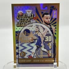 Stephen Curry 2025 Topps Limited Stock Legends card