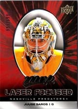 2025-26 Upper Deck MVP Laser Focused Juuse Saros #LF-26