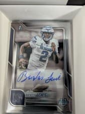 Brendon Lewis 2025 Bowman University Chrome Chrome Prospect Autographs card
