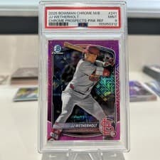 JJ Wetherholt 2025 Bowman Chrome Prospects card