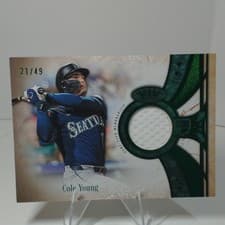 2026 Topps Tier One Rookie Relics Cole Young #RR-CY card