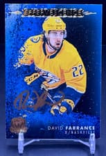 David Farrance 2021 Upper Deck The Cup Effervescence Autographs card