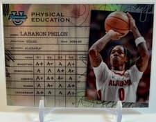 2024-25 Bowman University Chrome Physical Education Labaron Philon #PE-5 card