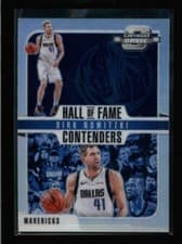 Dirk Nowitzki 2018 Panini Contenders Optic Hall of Fame Contenders card