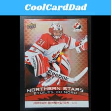 Jordan Binnington 2025 Upper Deck Tim Hortons Team Canada Northern Stars card