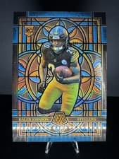 2025 Panini Mosaic Stained Glass Kaleb Johnson #21 card