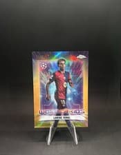 Lamine Yamal 2024 Topps Chrome UEFA Wonderkids card